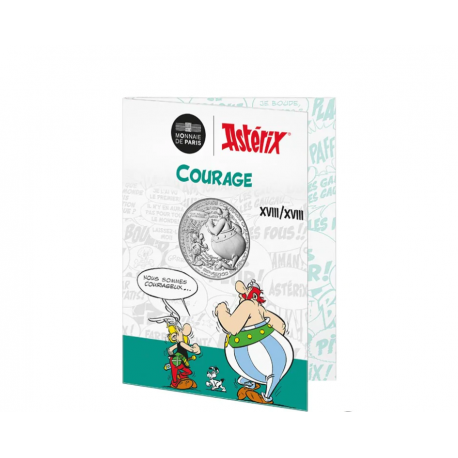 Monnaie de Paris 2022 Astérix - 10€ Argent "Le Courage" (vague 2 : 18/18)