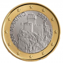 Saint Marin 2022 - 1 euro courante