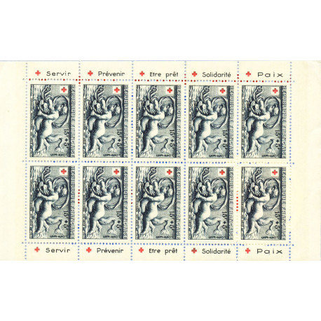 carnet croix rouge 1952