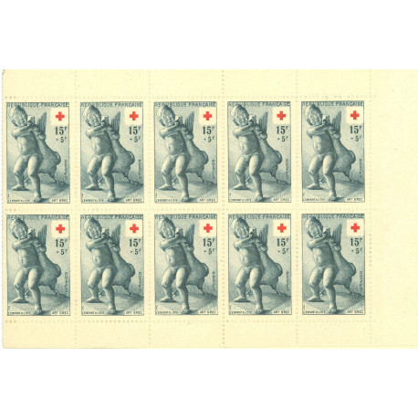 carnet croix rouge 1955