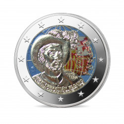 Espagne 2022 Tour du monde - 2 euro commémorative en couleur