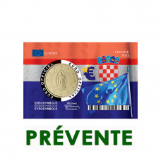Prévente – Saint-Marin –  Coincard CROATIE 2023 – 50 centimes