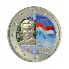 Luxembourg 2022 Drapeau - 2 euro commémorative en couleur