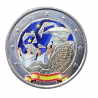 Espagne 2022 Erasmus - 2 euro commémorative en couleur Espagne 2022 Erasmus - 2 euro commémorative en couleur