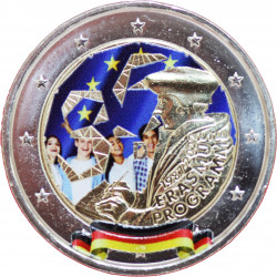 Allemagne 2022 Erasmus - 2 euro commémorative en couleur