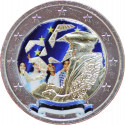 Estonie 2022 Erasmus - 2 euro commémorative en couleur Estonie 2022 Erasmus - 2 euro commémorative en couleur