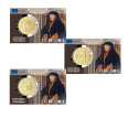 Prévente – 3 x COINCARDS ERASMUS -Collection complète – 50 centimes