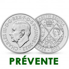 Royaume - Uni 2022 – Monnaie de 5 Pounds BU – Reine Élisabeth II