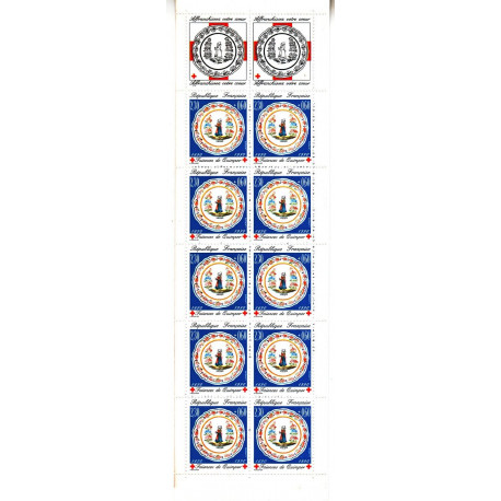 carnet croix rouge 1990
