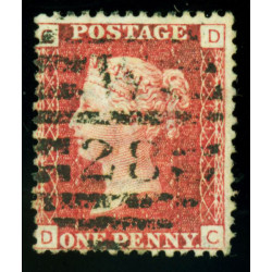 Royaume-Uni – RARE 1864 Timbre One Penny 