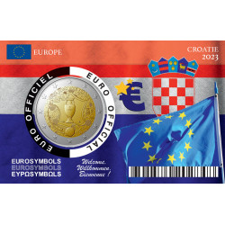 2 euros France –  Coincard CROATIE 2023