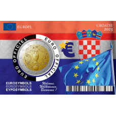 Prévente – France –  Coincard CROATIE 2023 - 2 euros