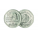 Collection complète 2 francs - Vème république