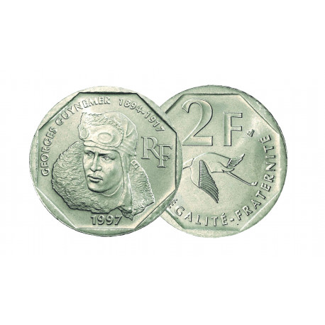 Collection complète 2 francs - Vème république