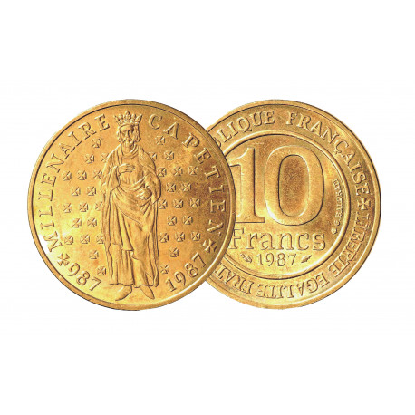 Collection complète 10 francs - Vème république