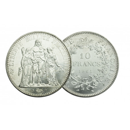 Collection complète 10 francs - Vème république