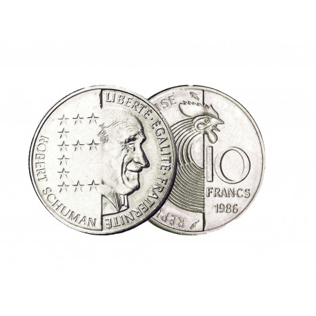 Collection complète 10 francs - Vème république