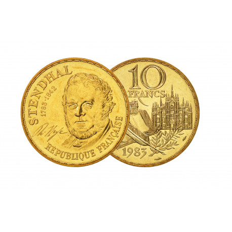 Collection complète 10 francs - Vème république