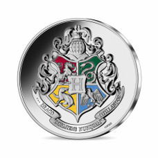 Monnaie de Paris 2022 - Harry Potter 10 euros en Argent colorisé – Blason Poudlard