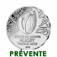 Monnaie de Paris 2022 – Coupe du Monde de Rugby 2023 – 10€ ARGENT BE Emblème