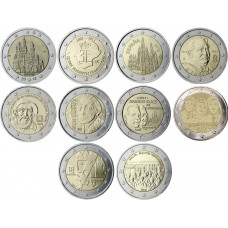 Série complète 2012 - 2 euro commémoratives