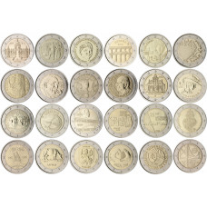 Série complète 2016 - 2 euro commémoratives