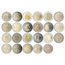 Série complète 2017 - 2 euro commémoratives