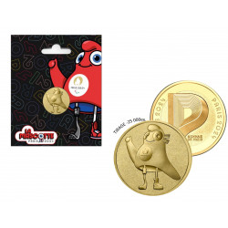 France 2022 – Pochette mini-médaille Paralympique Mascotte JO PARIS 2024