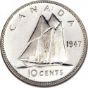 Georges V - Canada 10 cents
