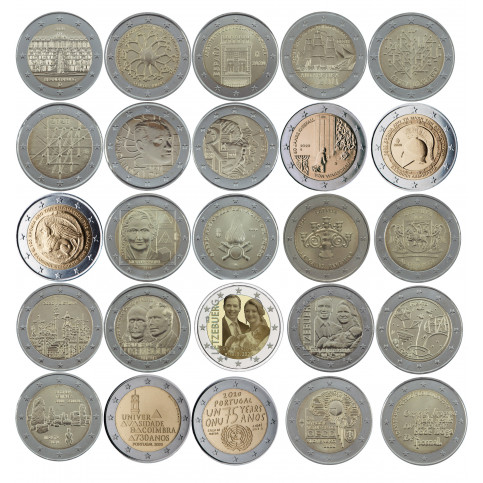 Série complète 2020 - 2 euro commémoratives