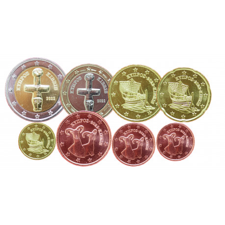Chypre 2022 série UNC 