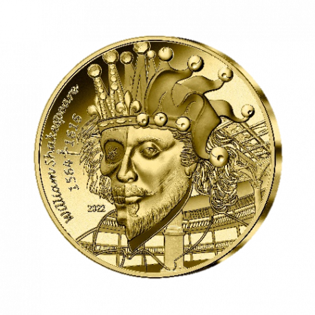 Monnaie de Paris 2022 - 50€ OR 1/4 Oz BE - Shakespeare