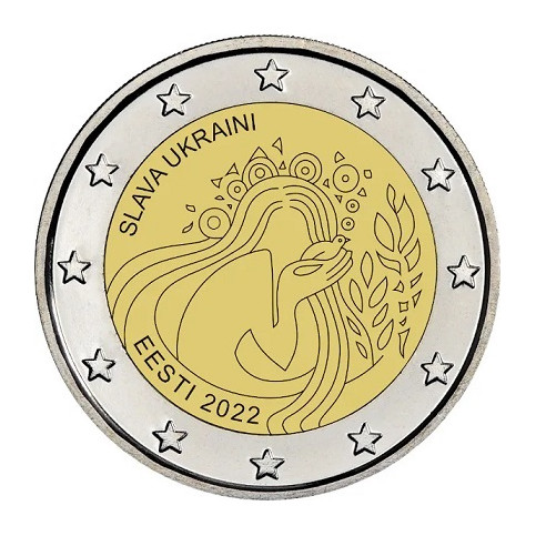 Estonie 2022 - 2 euros commémorative Ukraine