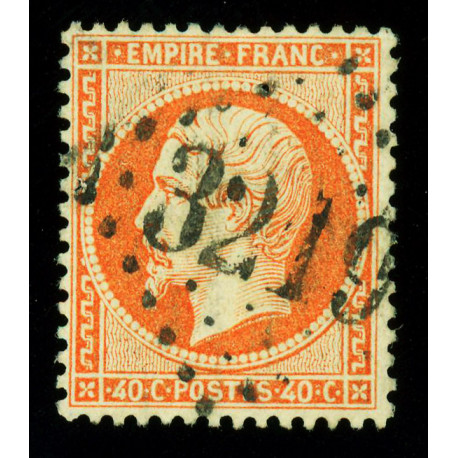 Timbre de France N°23 - 1862 Oblitéré