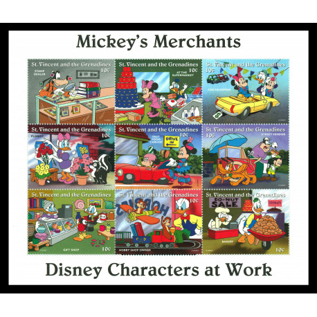 Disney - Vendeurs - 1996 - BF Saint Vincent