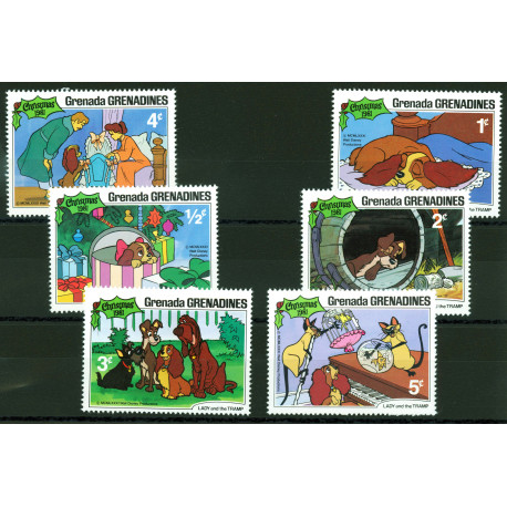 Disney - La Belle et le clochard- 1981- Grenada Grenadines