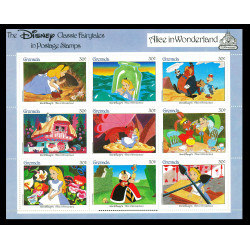 Disney - Alice aux pays des merveilles - 1987 - Grenada