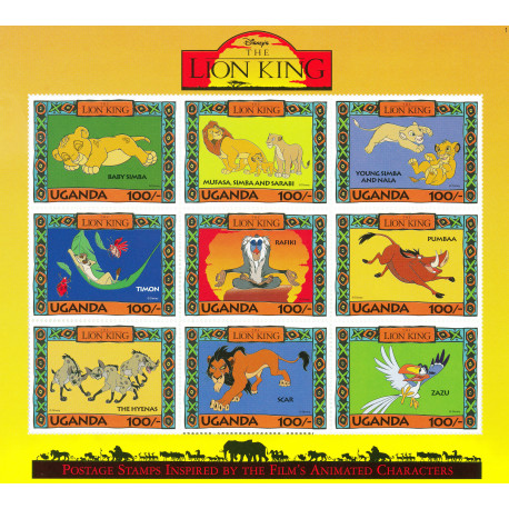 Disney - Le roi lion - 1994 - Ouganda