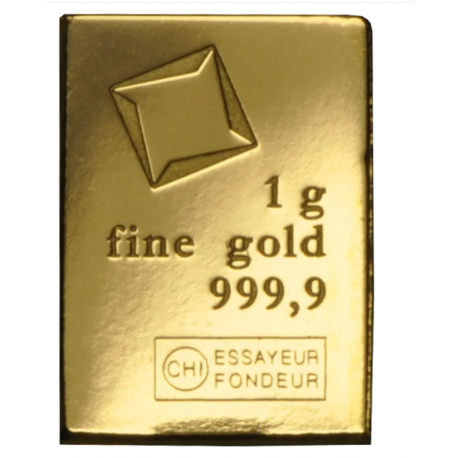 Lingot Or pur 999‰ - 1 gramme