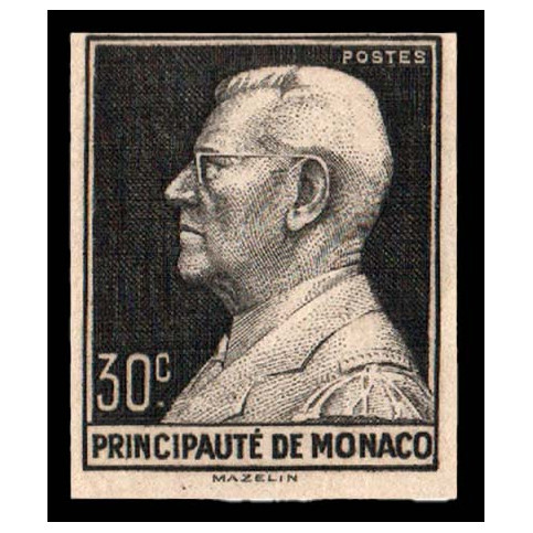 Timbre de Monaco Non Dentelé – N°302
