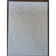 MATISSE LITHOGRAPHIE "Dos Nu" de Henri Matisse (after) – 1953