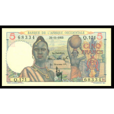 Afrique Occidentale : 5 Francs