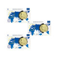 Prévente – France 2022 –  3 x Coincards CROATIE 2023 – 50 centimes