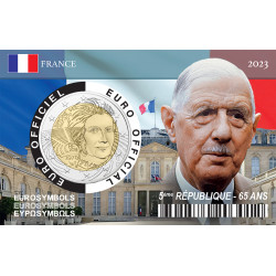 Coincard 5ème République – 2 euros France Simone Veil
