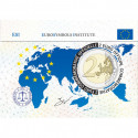 3 Coincards CROATIE 2023 Carte géographique – 2 euros commémoratives