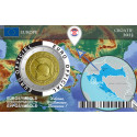 3 Coincards CROATIE 2023 Carte géographique – 2 euros Série Andorre…
