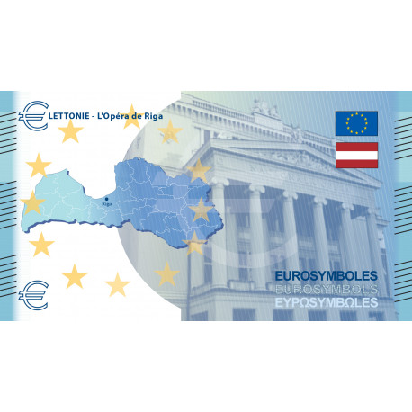 Lettonie - Billet Thématique euro