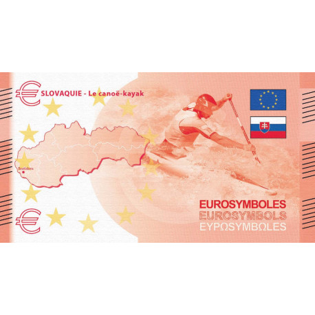 Slovaquie - Billet Thématique euro - sports