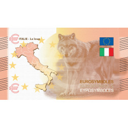 Italie - Billet Thématique euro - animaux
