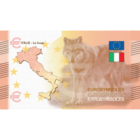 Italie - Billet Thématique euro - animaux